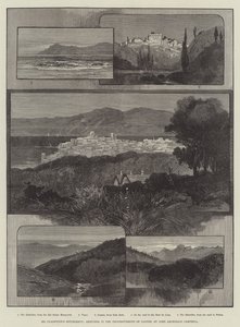 Il ritiro di Mr Gladstone, schizzi nei dintorni di Cannes